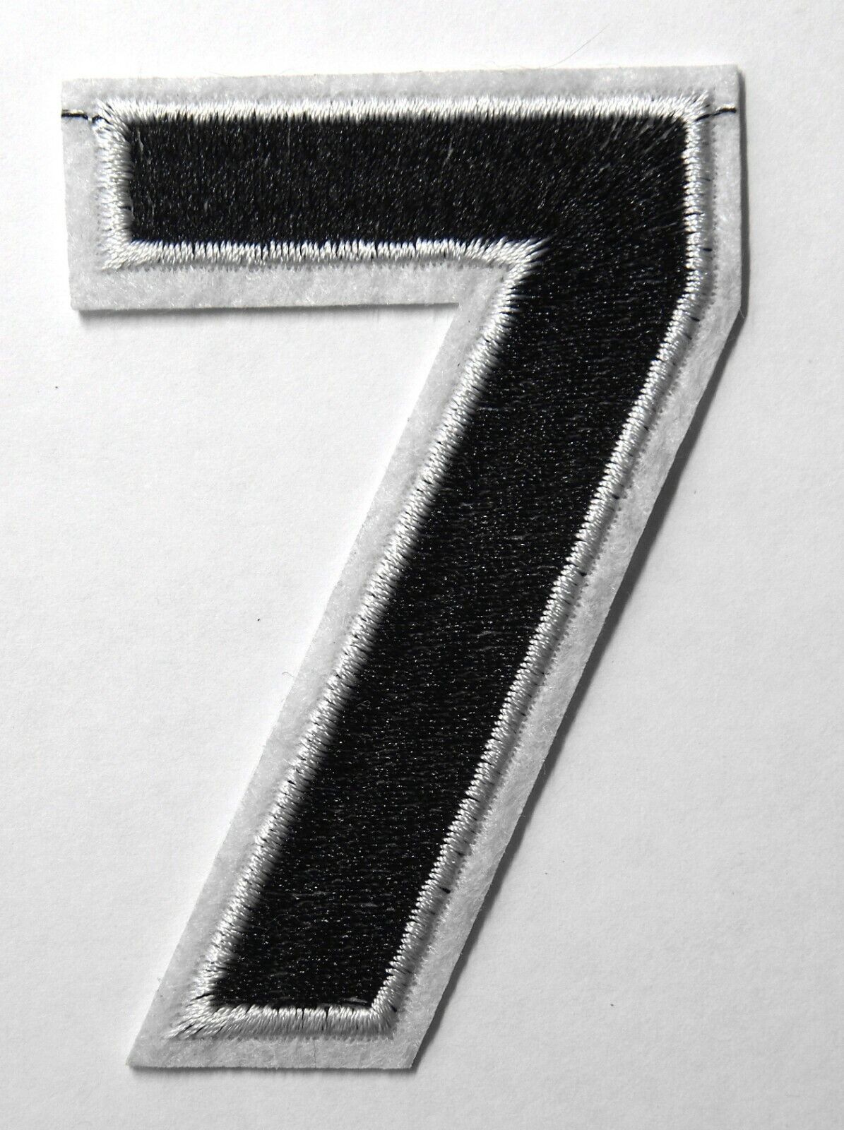 Zahlen Ziffer Nummer Aufbügler Aufnäher Patch Flicken gestrickt ca. 5 * 7.5 cm