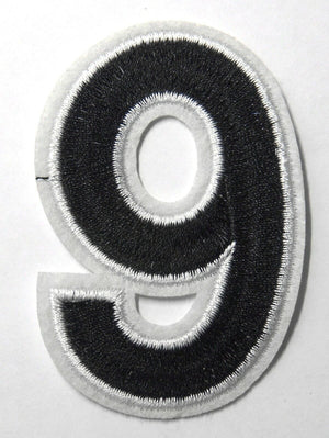 Zahlen Ziffer Nummer Aufbügler Aufnäher Patch Flicken gestrickt ca. 5 * 7.5 cm