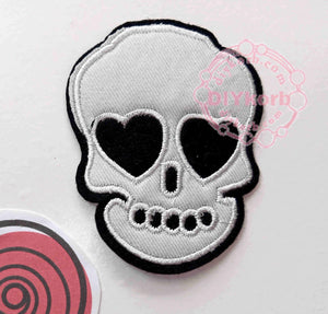 Totenkopf  Patch - DIYkorb